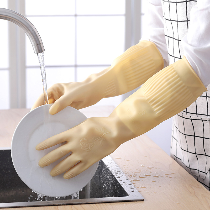 38cm Household Laundry Gloves  – Dish Glove Rubber Bewertung und Preis