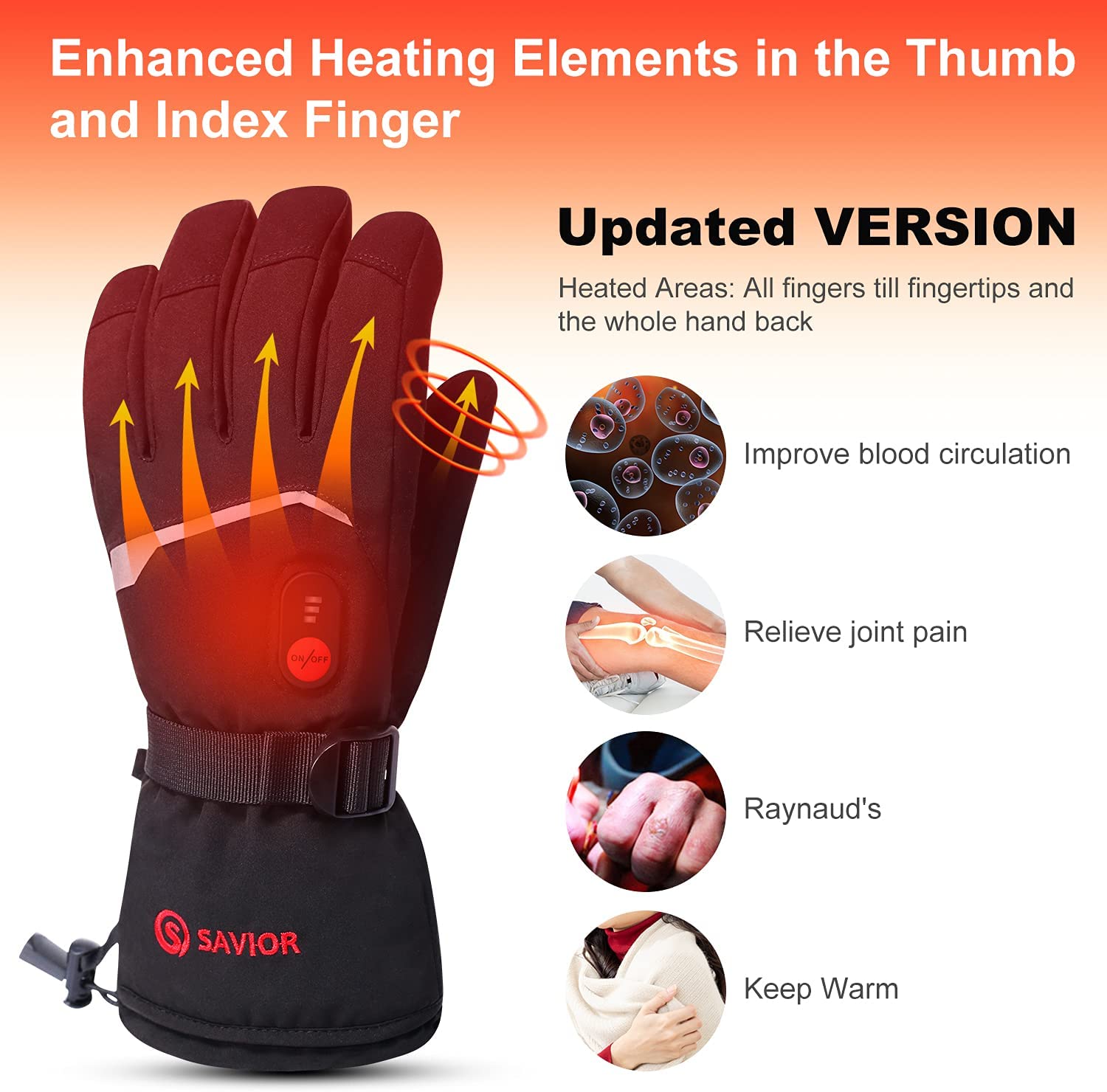 SNOW DEER Winter Heated Gloves – Ski Glove Waterproof Bewertung und Preis
