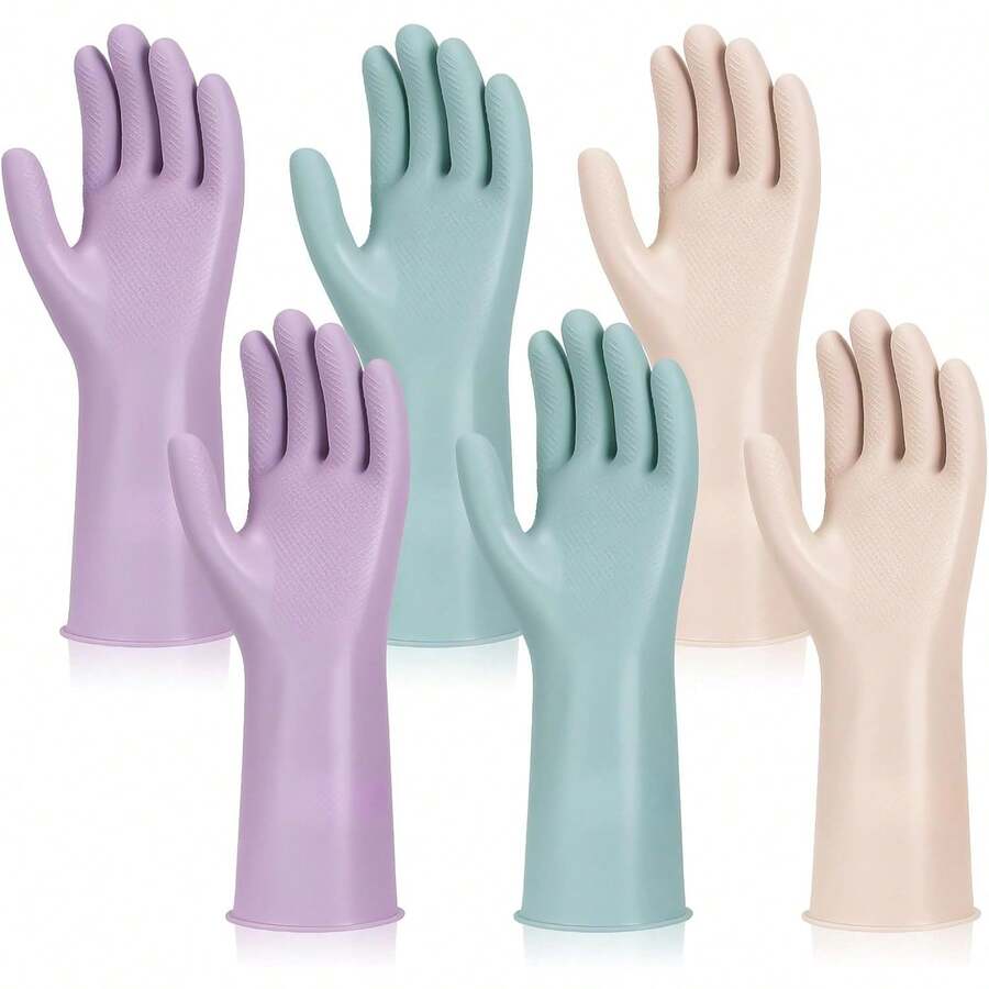 6 Pairs Rubber Cleaning Gloves – Dish Glove Rubber Bewertung und Preis