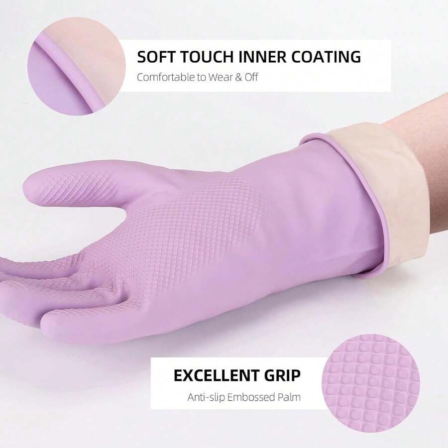 6 Pairs Rubber Cleaning Gloves – Dish Glove Rubber Bewertung und Preis