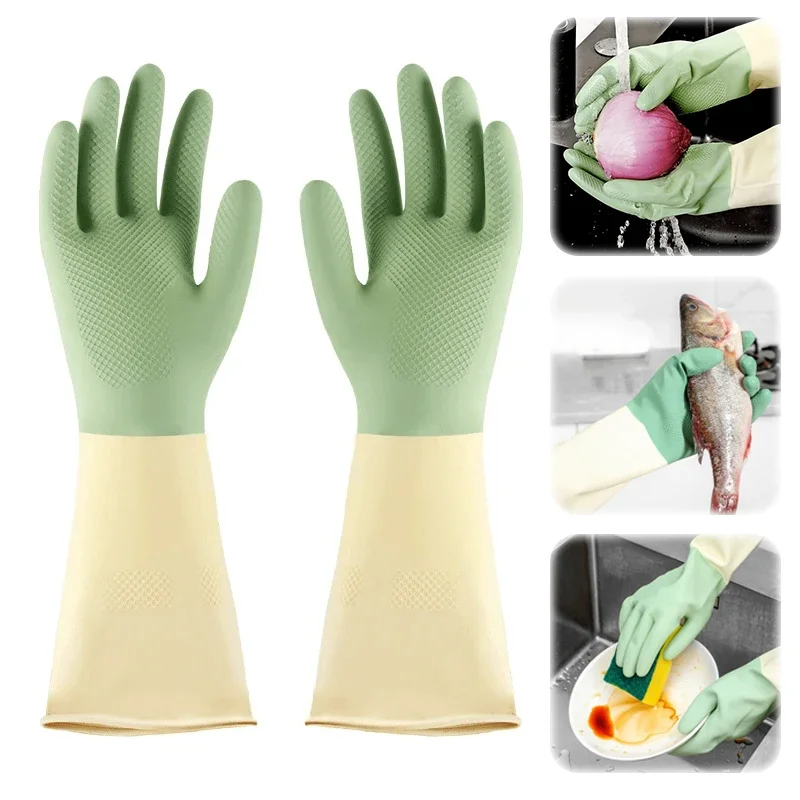 Thickened Kitchen Gloves, Dish – Dish Glove Rubber Bewertung und Preis