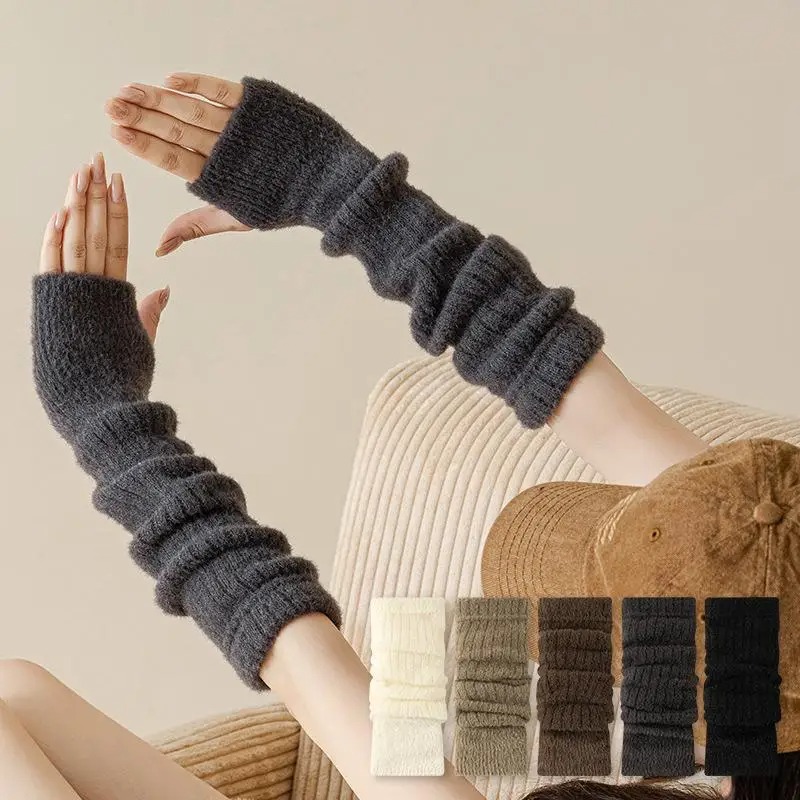 Winter Warm Long Sleeves Glove – Fingerless Glove Knit Bewertung und Preis