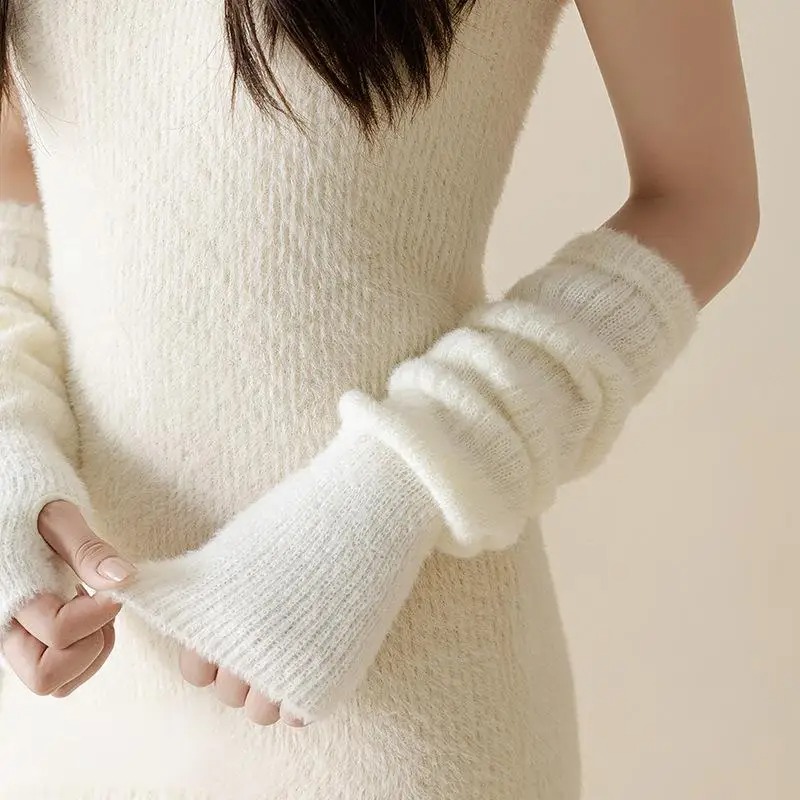 Winter Warm Long Sleeves Glove – Fingerless Glove Knit Bewertung und Preis