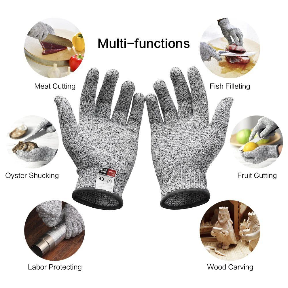 Level 5 HPPE Anti-Cut Gloves K – Cut Resistant Glove Bewertung und Preis
