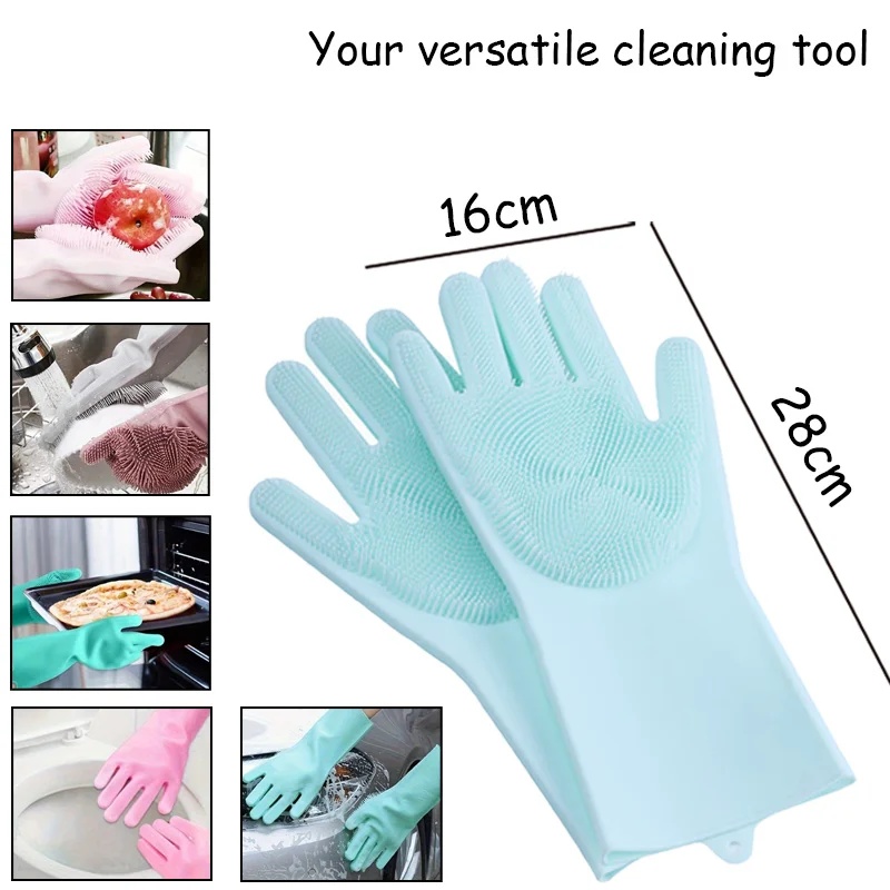 Silicone dishwashing gloves, h – Dish Glove Rubber Bewertung und Preis