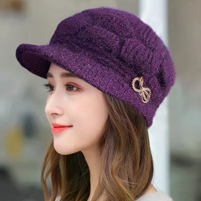 Winter Warm Hat Knitted Hat Ca – Wool Glove Lined Bewertung und Preis