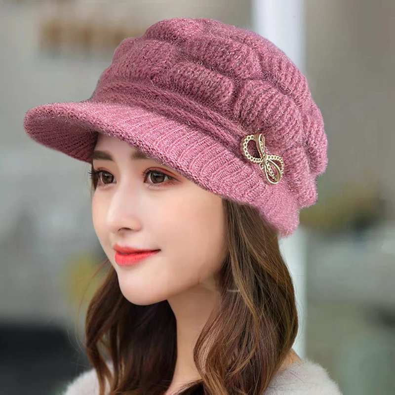 Winter Warm Hat Knitted Hat Ca – Wool Glove Lined Bewertung und Preis