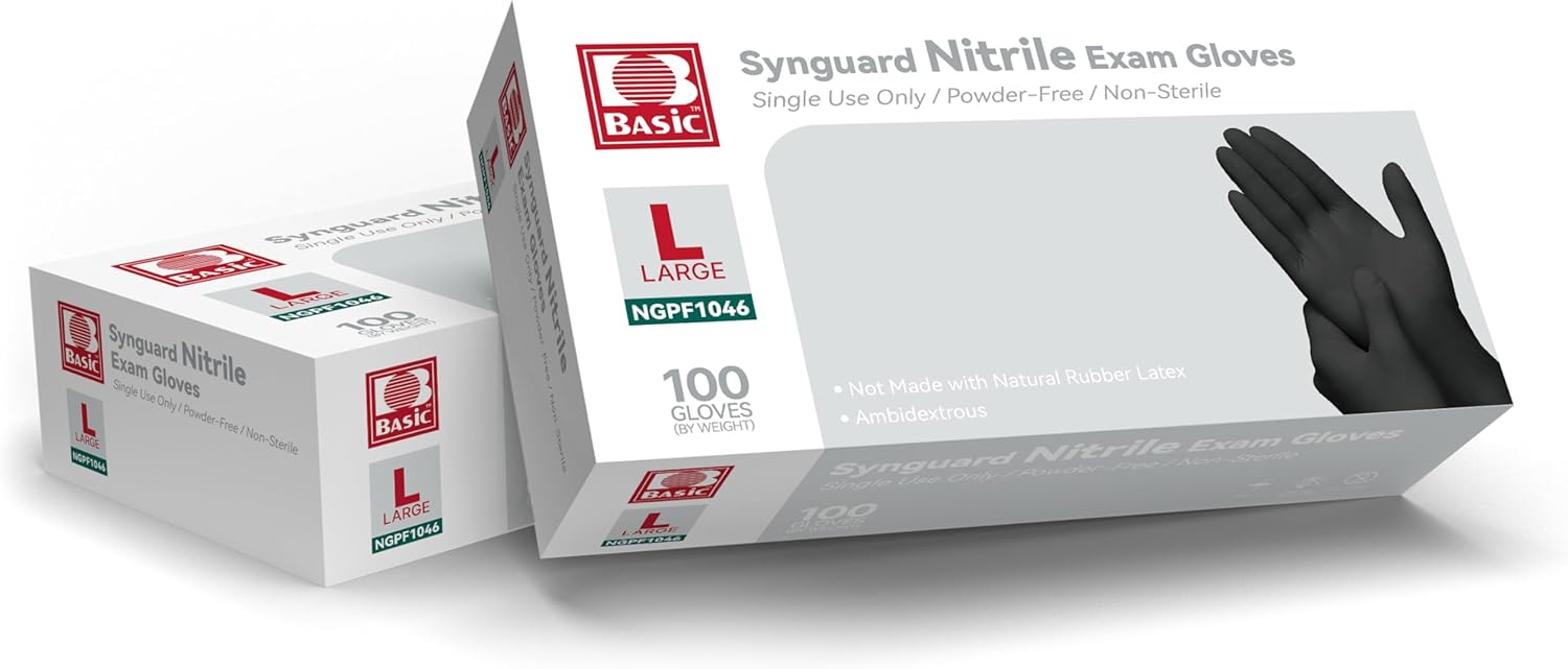 Large Black Nitrile Exam Glove – Exam Glove Nitrile Bewertung und Preis