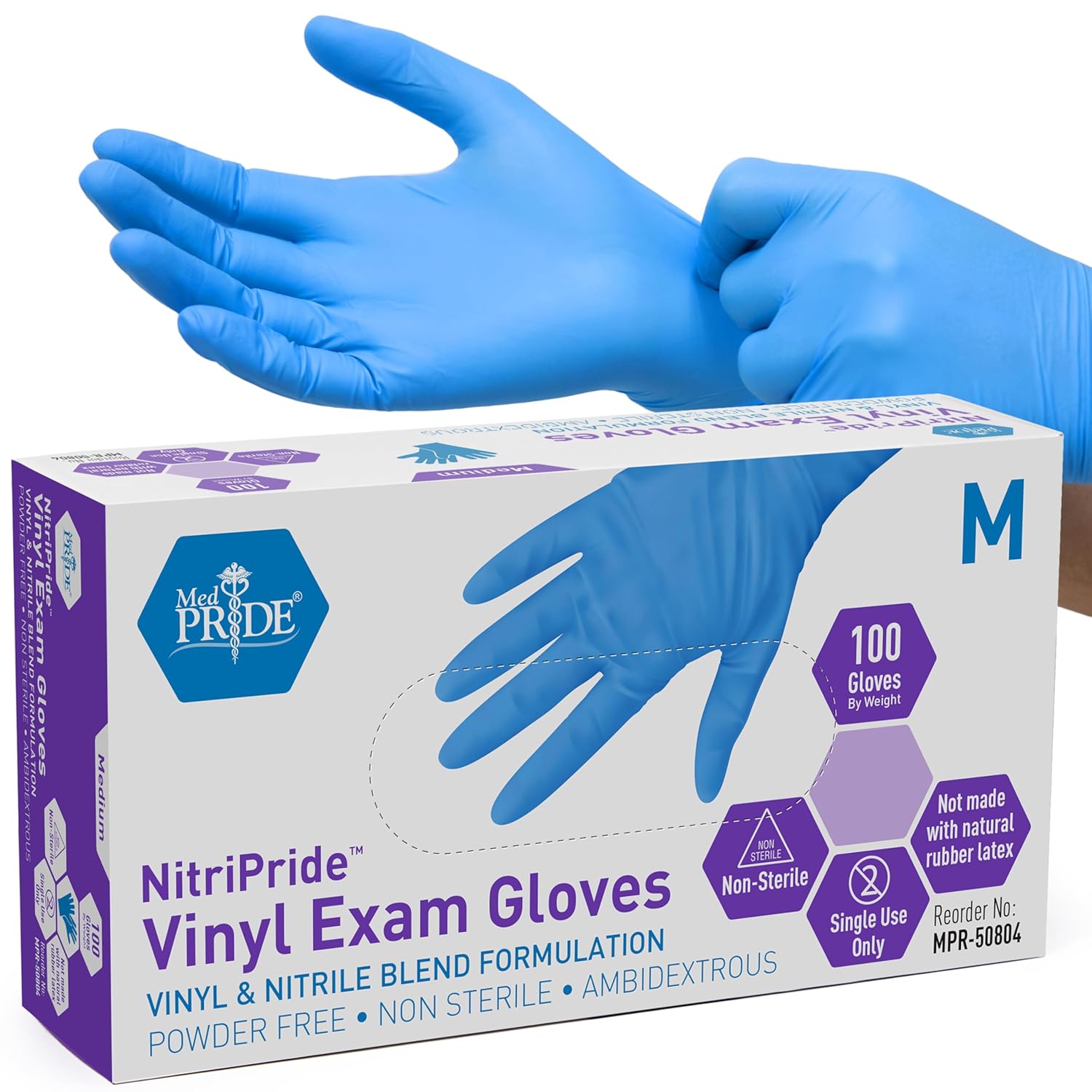 Powder-Free Nitrile/Vinyl Blen – Latex Disposable Glove Bewertung und Preis