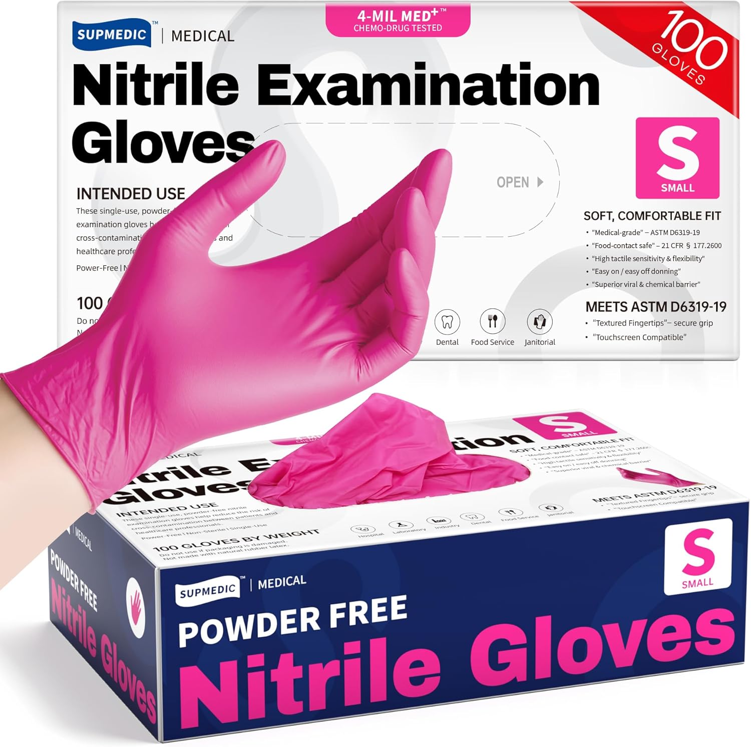 4 Mil Nitrile Exam Gloves, Pow – Exam Glove Nitrile Bewertung und Preis