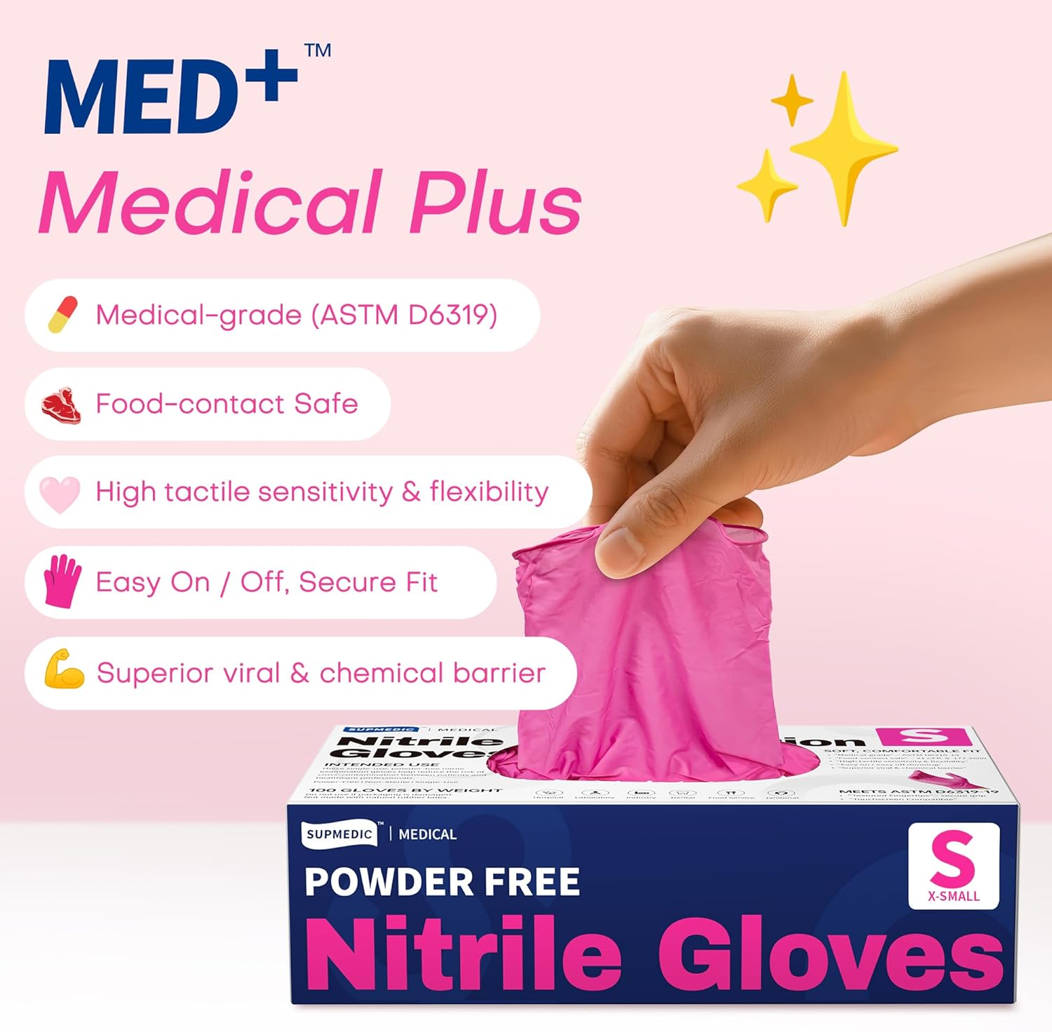 4 Mil Nitrile Exam Gloves, Pow – Exam Glove Nitrile Bewertung und Preis