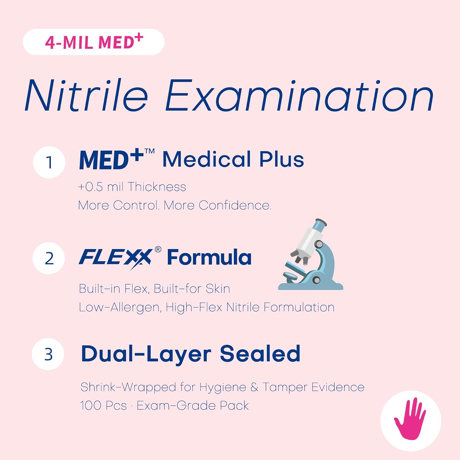 4 Mil Nitrile Exam Gloves, Pow – Exam Glove Nitrile Bewertung und Preis