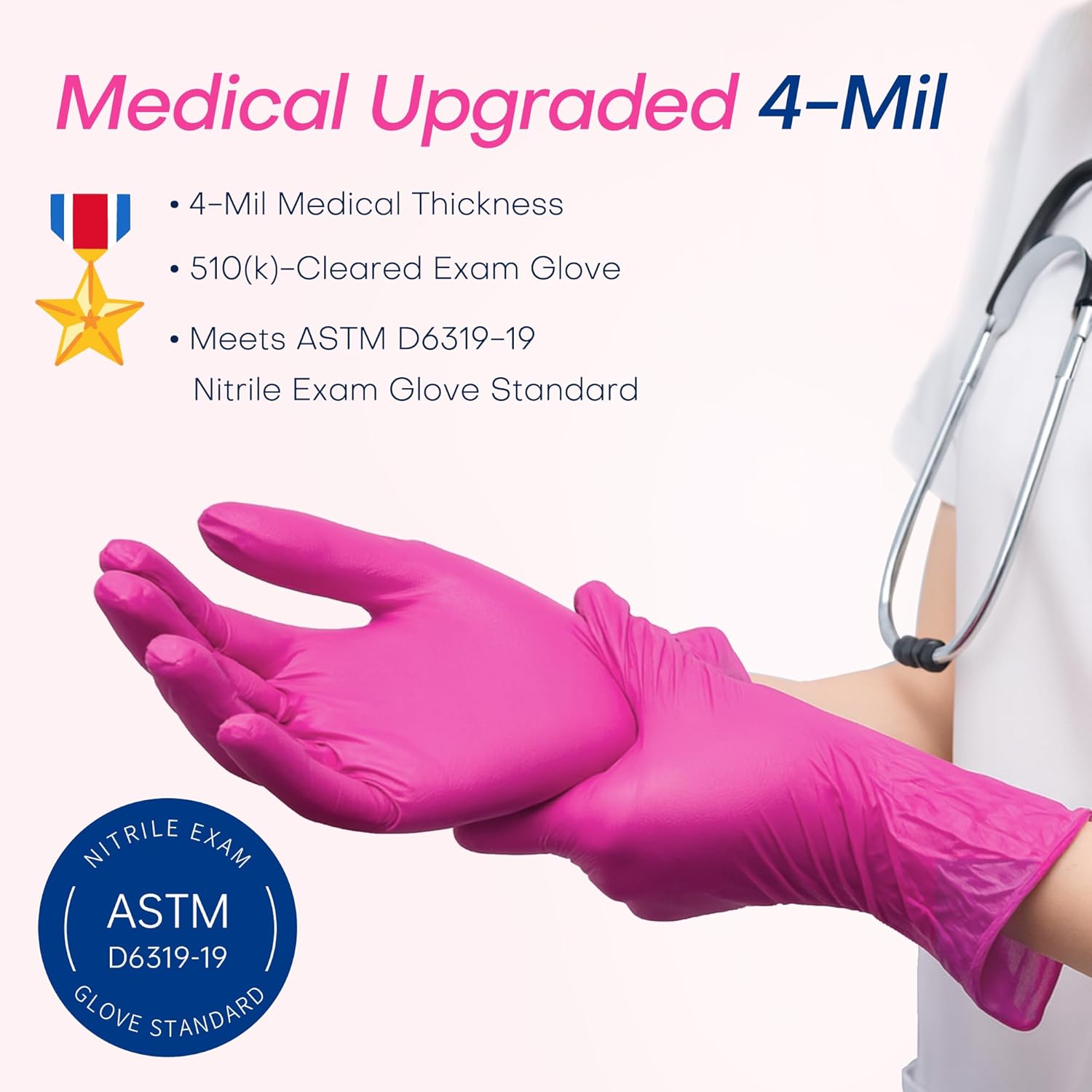 4 Mil Nitrile Exam Gloves, Pow – Exam Glove Nitrile Bewertung und Preis