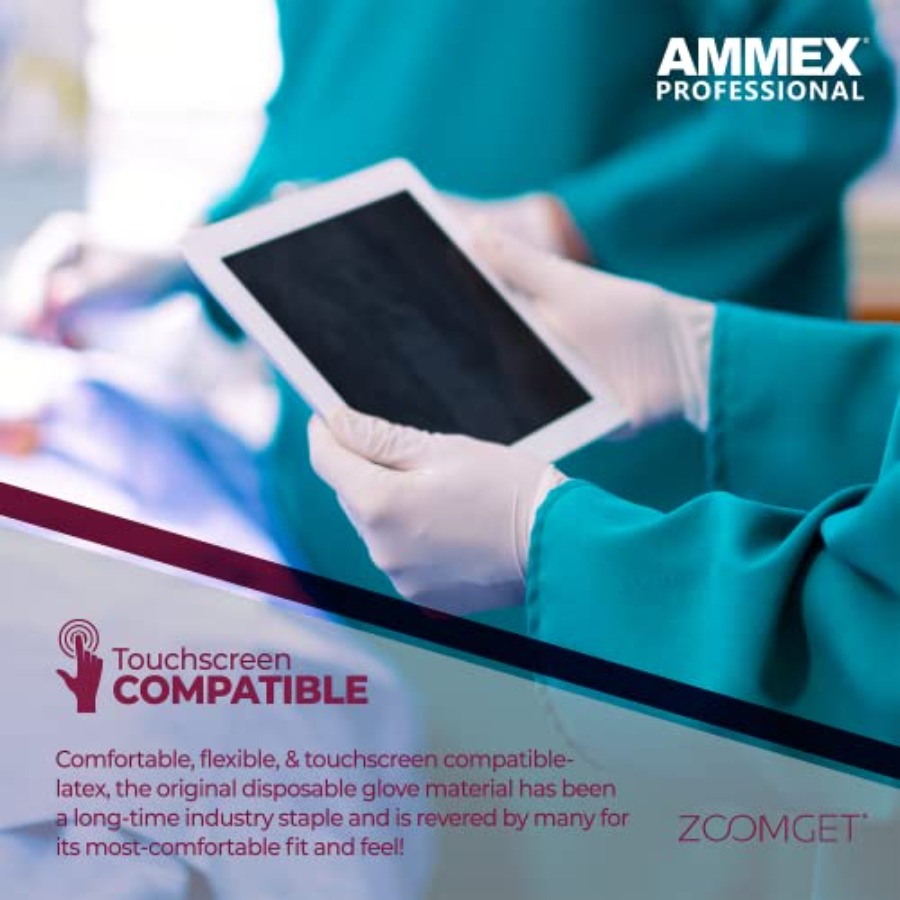 AMMEX White Latex Disposable E – Latex Disposable Glove Bewertung und Preis