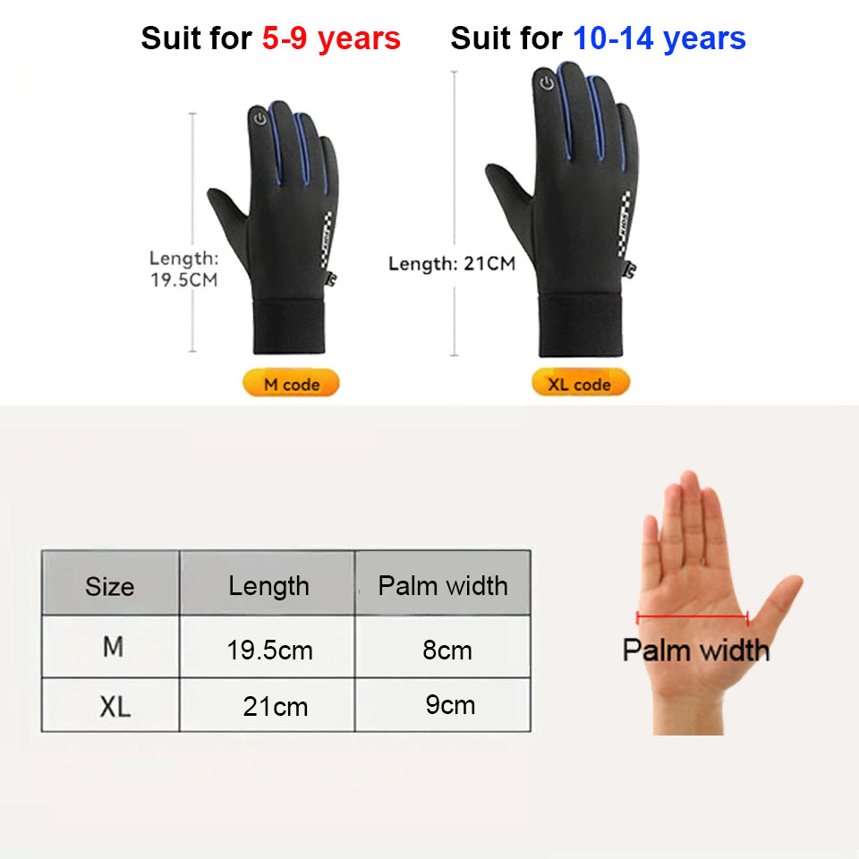 GTUBIKE Children's Gloves Touc – Ski Glove Waterproof Bewertung und Preis