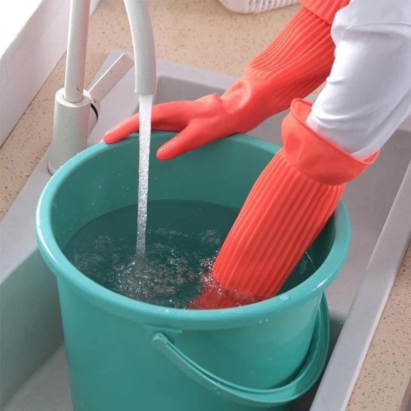 Long Reusable Rubber Dishwashi – Dish Glove Rubber Bewertung und Preis