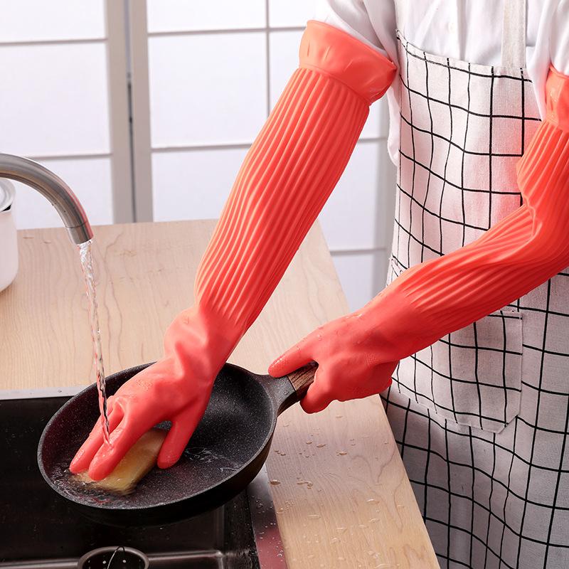 Long Reusable Rubber Dishwashi – Dish Glove Rubber Bewertung und Preis