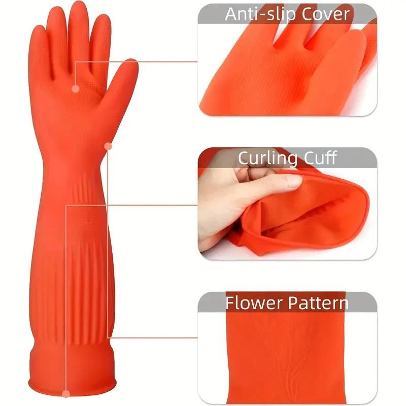 Long Reusable Rubber Dishwashi – Dish Glove Rubber Bewertung und Preis