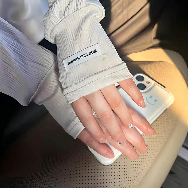 Summer Loose Ice Silk Uv Prote – Fingerless Glove Knit Bewertung und Preis