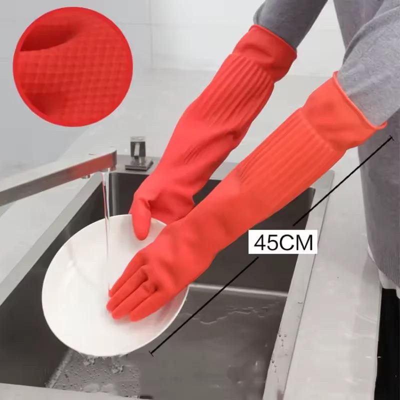 Long Reusable Rubber Dishwashi – Dish Glove Rubber Bewertung und Preis