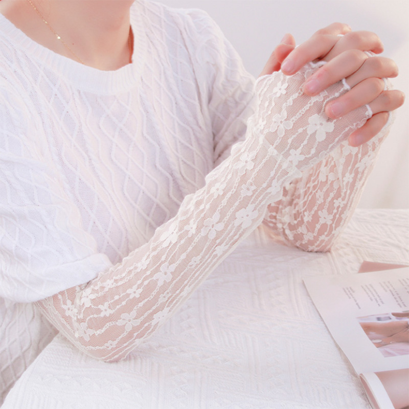 Summer Mesh Flower Lace Finger – Fingerless Glove Knit Bewertung und Preis