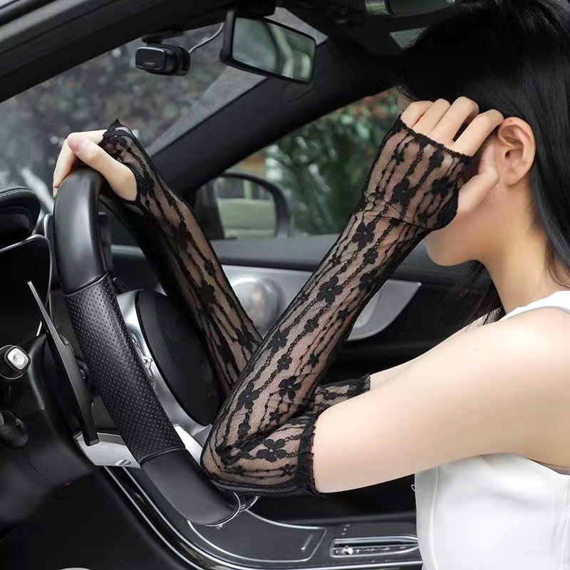 Summer Mesh Flower Lace Finger – Fingerless Glove Knit Bewertung und Preis