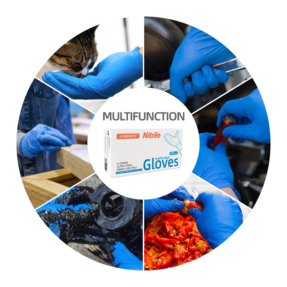 Nitrile Exam Gloves-Blue Latex – Exam Glove Nitrile Bewertung und Preis
