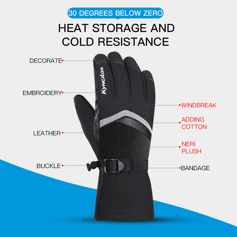 Winter Outdoor Cycling Ski Mou – Ski Glove Waterproof Bewertung und Preis