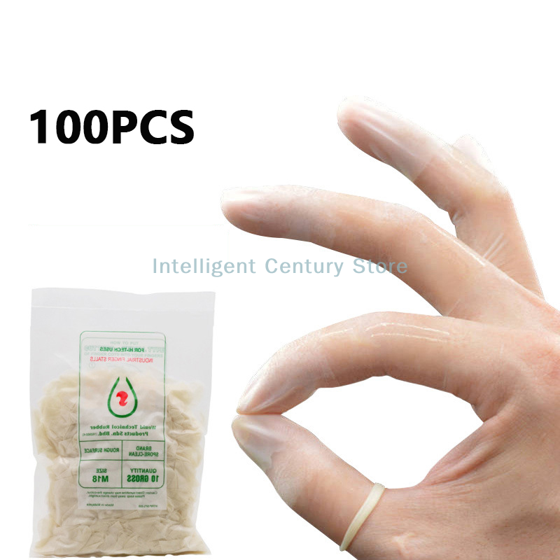 100 Pcs Rubber Non-slip Anti-s – Latex Disposable Glove Bewertung und Preis