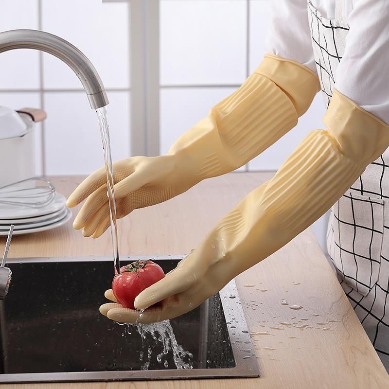 Long Reusable Rubber Dishwashi – Dish Glove Rubber Bewertung und Preis