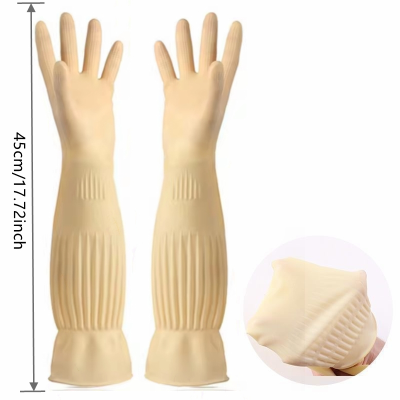 Long Reusable Rubber Dishwashi – Dish Glove Rubber Bewertung und Preis