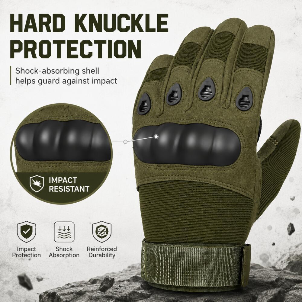 Full Finger Tactical Gloves wi – Motorcycle Glove Knuckle Bewertung und Preis