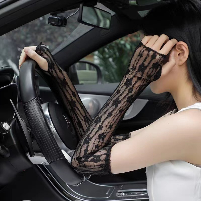 Summer Mesh Flower Lace Finger – Fingerless Glove Knit Bewertung und Preis