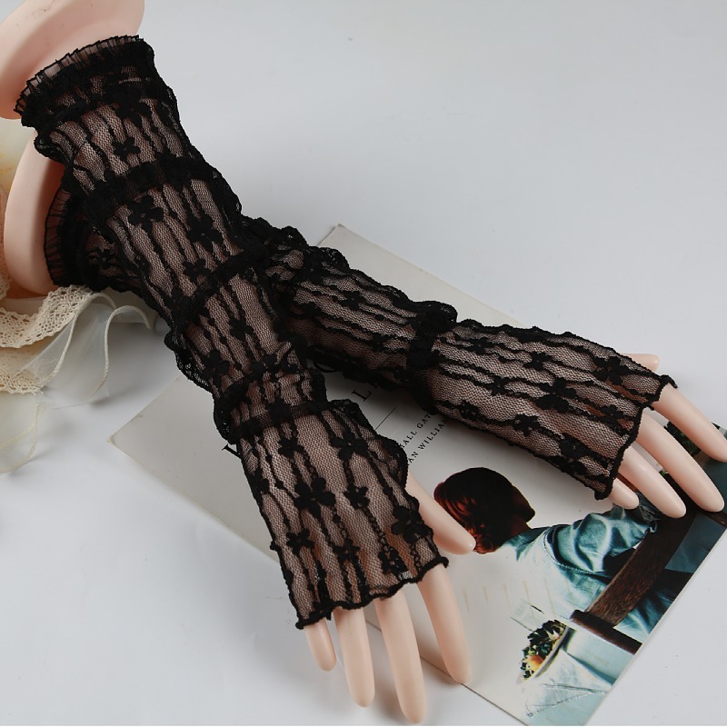 Summer Mesh Flower Lace Finger – Fingerless Glove Knit Bewertung und Preis