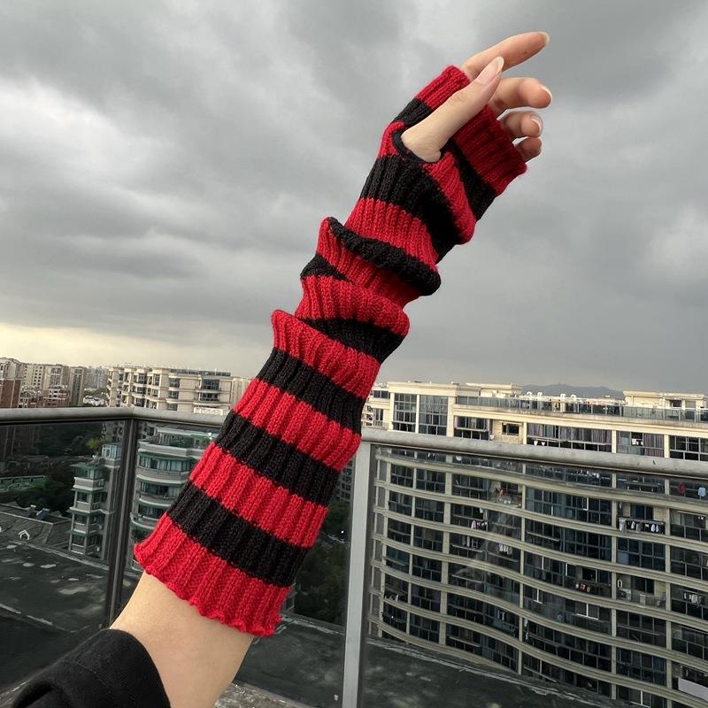 Winter Warm Long Sleeves Gothi – Fingerless Glove Knit Bewertung und Preis
