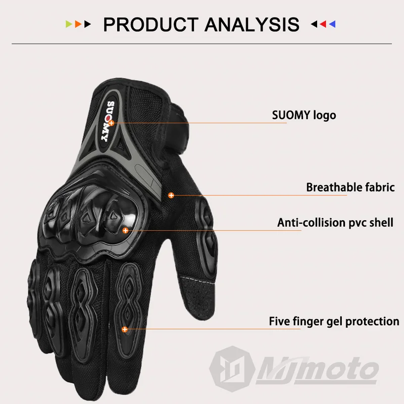 SUOMY Summer Touchscreen Motor – Motorcycle Glove Knuckle Bewertung und Preis
