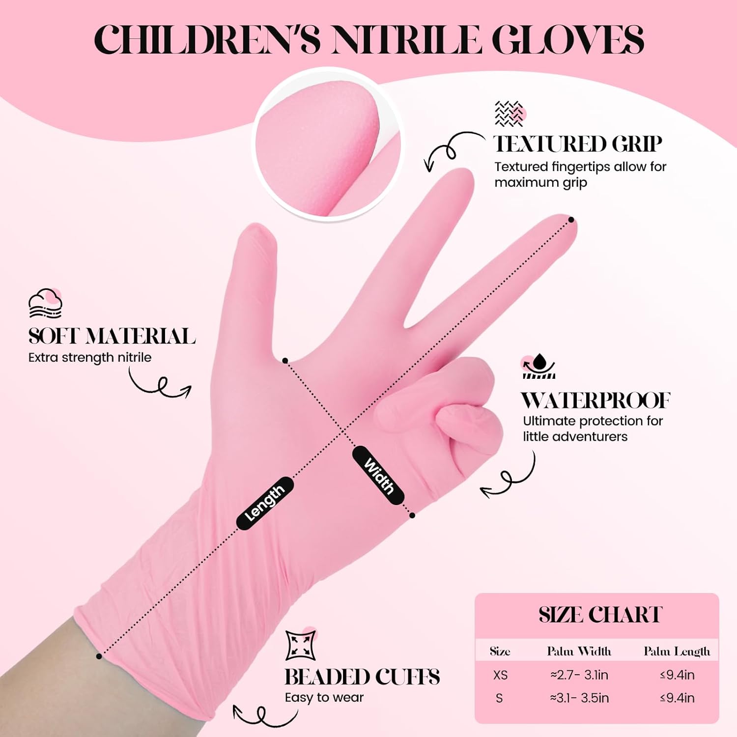 Kids Disposable Gloves for 3-8 – Latex Disposable Glove Bewertung und Preis