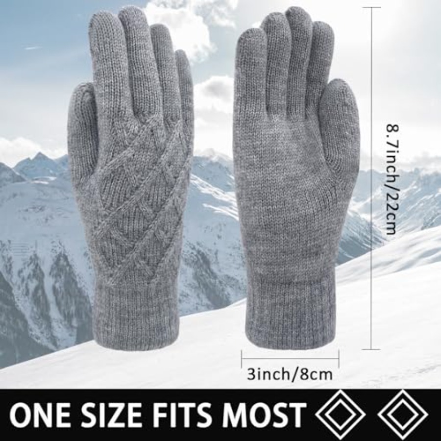 Winter Wool Gloves for Women M – Wool Glove Lined Bewertung und Preis