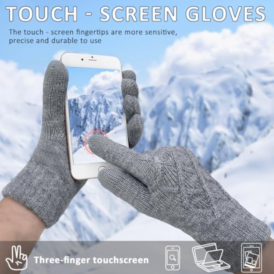 Winter Wool Gloves for Women M – Wool Glove Lined Bewertung und Preis