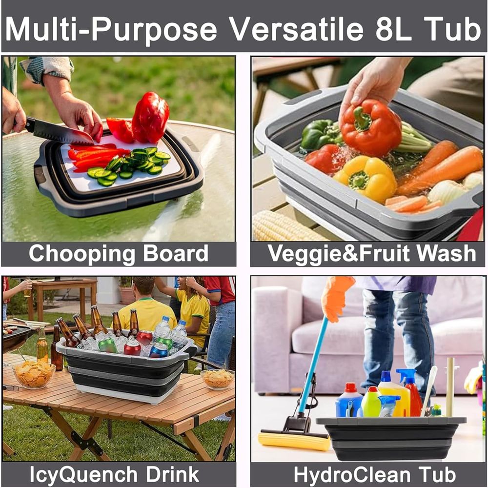 Portable 8L BBQ Prep Tub with  – Heat Resistant Glove Bewertung und Preis