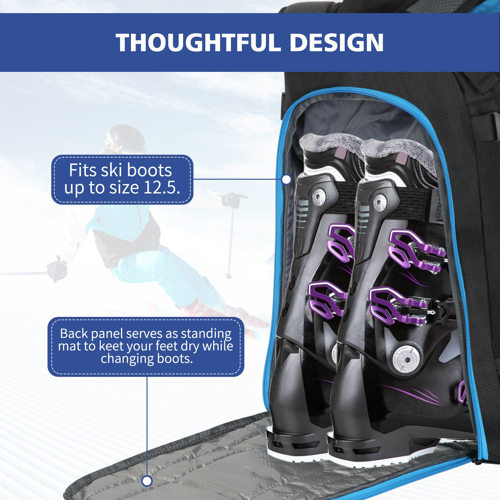 Ski Boots Bag Outdoor Skiing C – Ski Glove Waterproof Bewertung und Preis